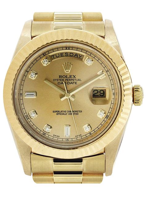 gold rolex month and date|rolex day date 41mm gold.